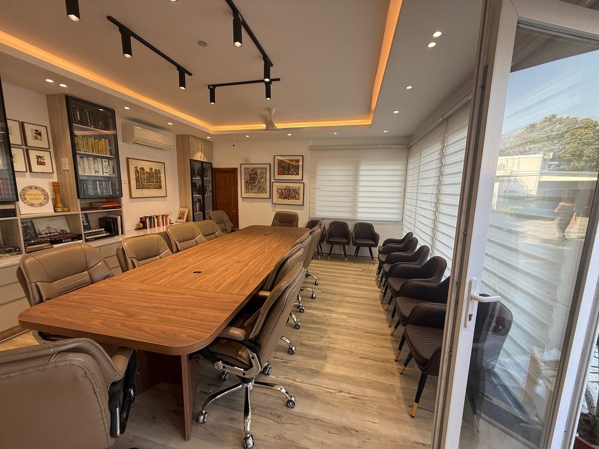 Conference room at the New Delhi office