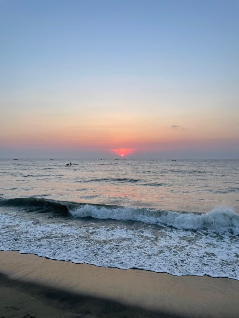 Sunrise over the sea
